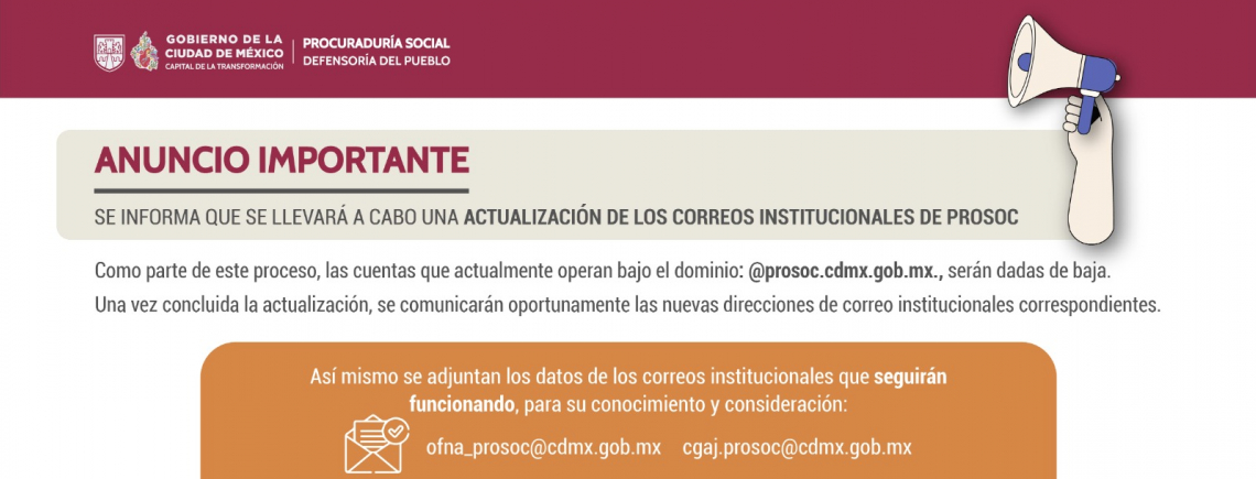 Banner correos Institucionales